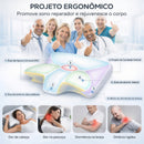 Travesseiro Cervical Ortopédico - 2 em 1 para Pescoço e Coluna